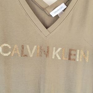 Calvin Klein Olive jumpsuit with Logo, XL, so cute